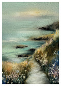 Seaside Cliff Pastel Giclée Print