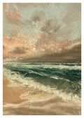 Ocean Waves Pastel Giclée Print