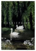 Swan Family Pastel Giclée Print