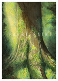 Tree Trunk Watercolour Giclée Print